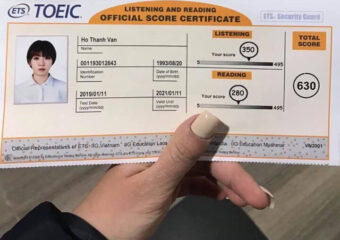 Obtain TOEIC Certificate Without Exam.